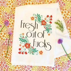 Fresh Out Of F*cks Hang Tight Towel
