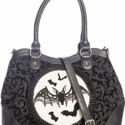 Cameo Bat Handbag -Sourpuss shop 1562666179BG34078 BLACK 1 1