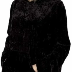 Goth Velvet Hooded Dress