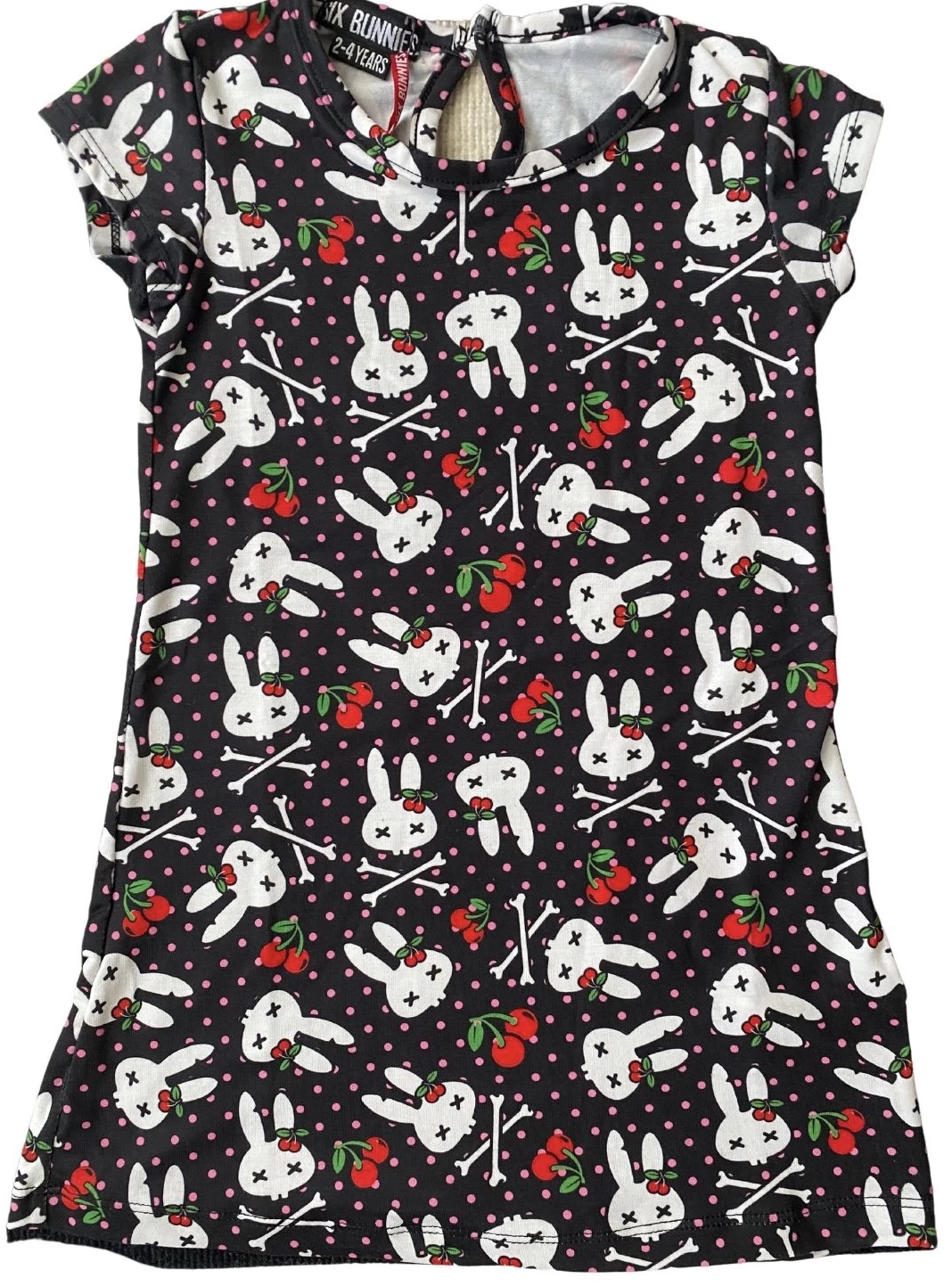 Cherries Bunnies Dress 1 Cherries Bunnies Dress
