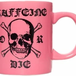 Caffeine Or Die Mug Gift Boxed (Pink)
