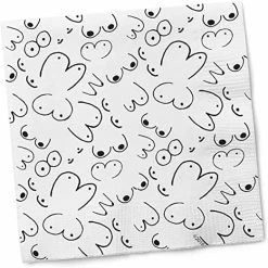 Boobs Cocktail Napkins