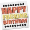 Happy F*cking Birthday Cocktail Napkins