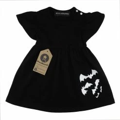 Bats Dress Black