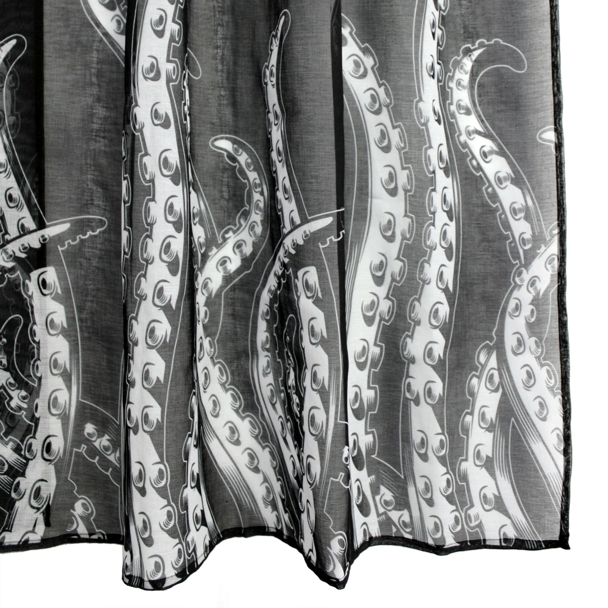 Tentacles Sheer Window Curtains 3 Tentacles Sheer Window Curtains - Image 3
