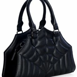 Web Mini Handbag -Sourpuss shop BG34274 BLACK2