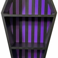 Purple Coffin Shelf