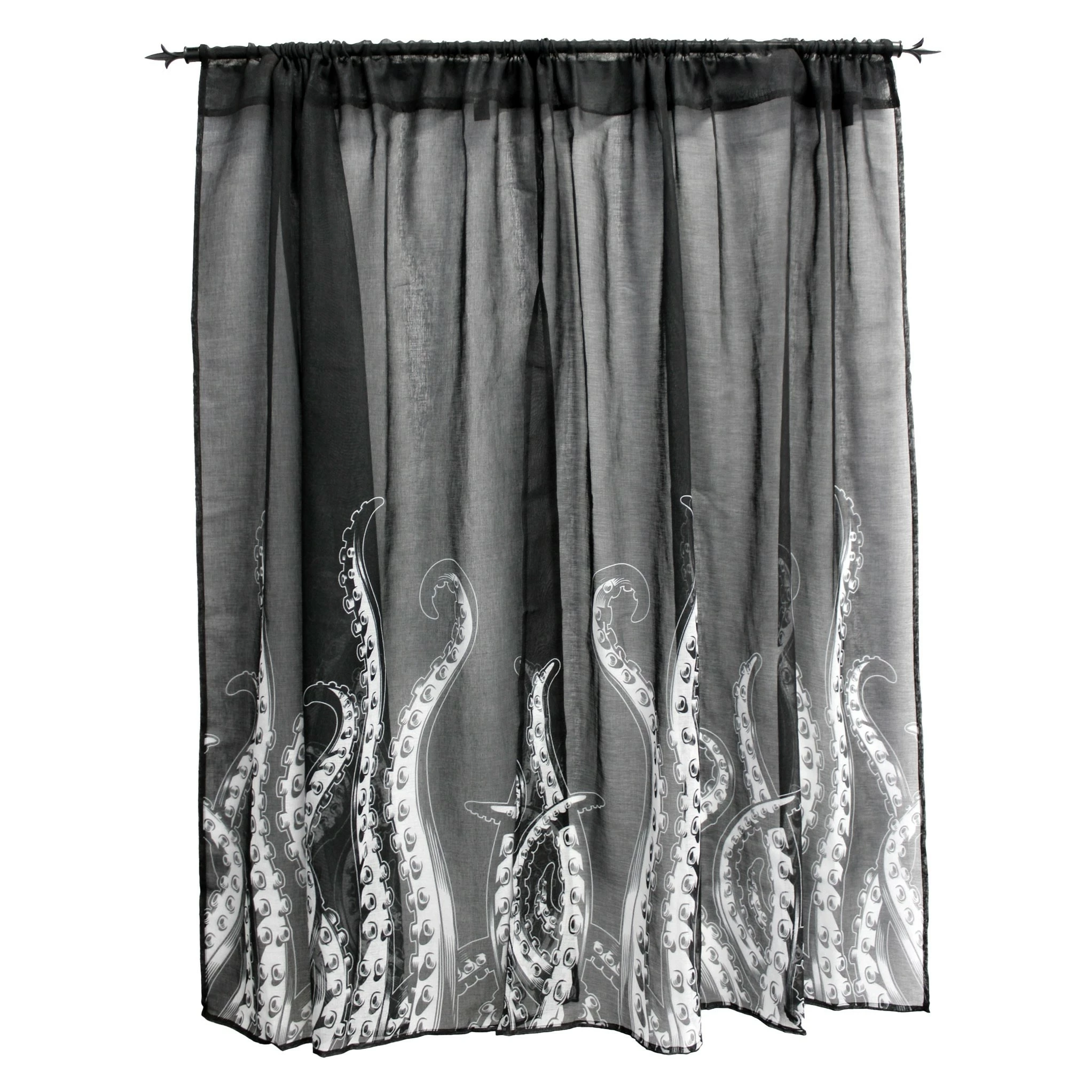 Tentacles Sheer Window Curtains 4 Tentacles Sheer Window Curtains - Image 4