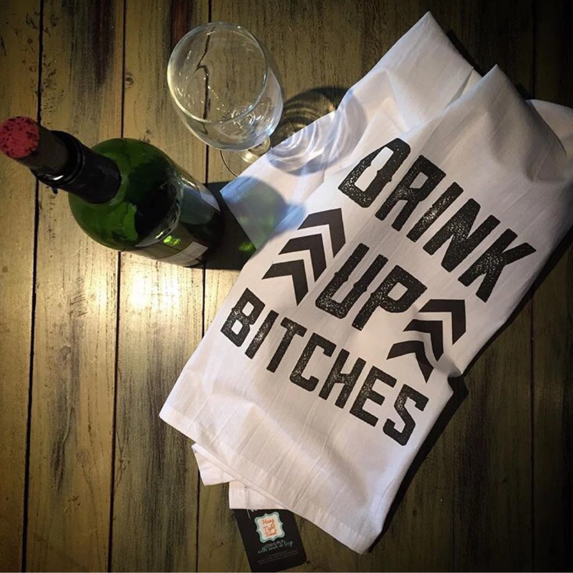 Drink Up Bitches Hang Tight Towel 4 Drink Up Bitches Hang Tight Towel - Image 4