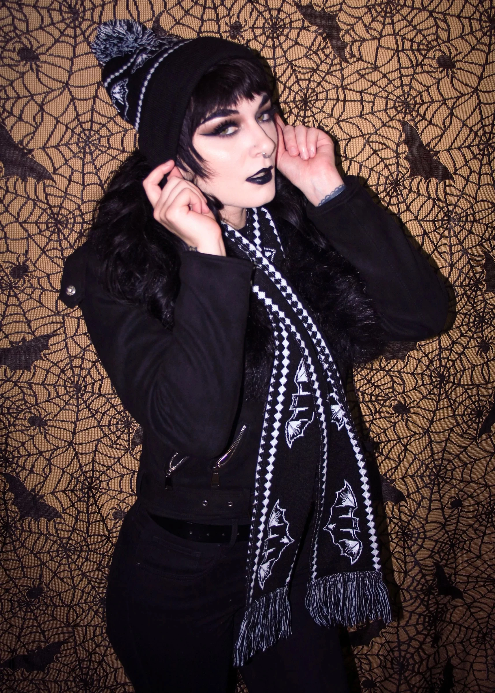 Nokturnal Knit Scarf 2 Nokturnal Knit Scarf - Image 2