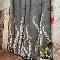Tentacles Sheer Window Curtains