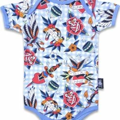 Tattoo Shop Onesie Blue