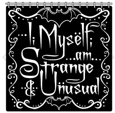 Strange & Unusual Shower Curtain