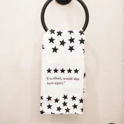 Would Sh*t Here Again Hand Towel