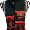 F Off Knit Scarf