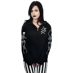 Drunkn Skeleton Hoodie -Sourpuss shop image 5