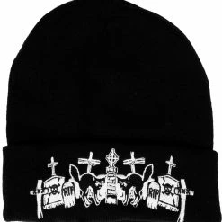 RIP Graveyard Knitted Beanie