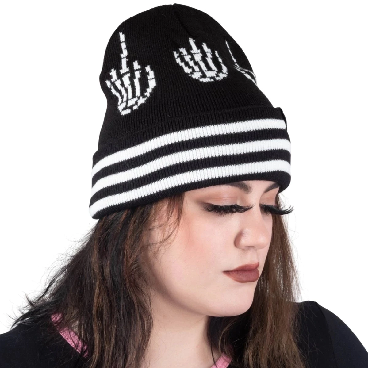 Up Yours Skeleton Beanie 2 Up Yours Skeleton Beanie - Image 2