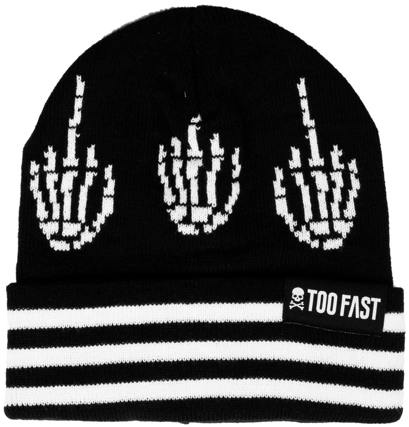 Up Yours Skeleton Beanie 3 Up Yours Skeleton Beanie - Image 3