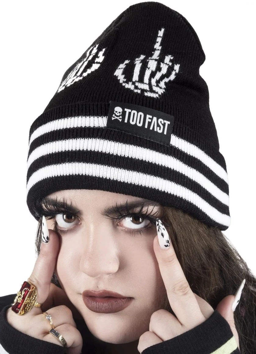 Up Yours Skeleton Beanie 1 Up Yours Skeleton Beanie