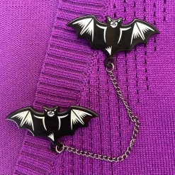 Nocturnal Bats Enamel Pin Set -Sourpuss shop nokturnal bats pint set 720x.jpg