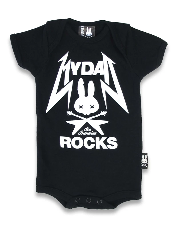 Dad Rocks Bib 2 Dad Rocks Bib - Image 2