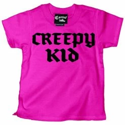 Creepy Kid Tee Pink