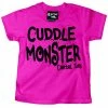 Cuddle Monster Tee Pink