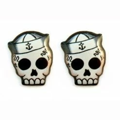 Sailor Skull Studs