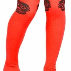 Muerte Red 19″ Socks