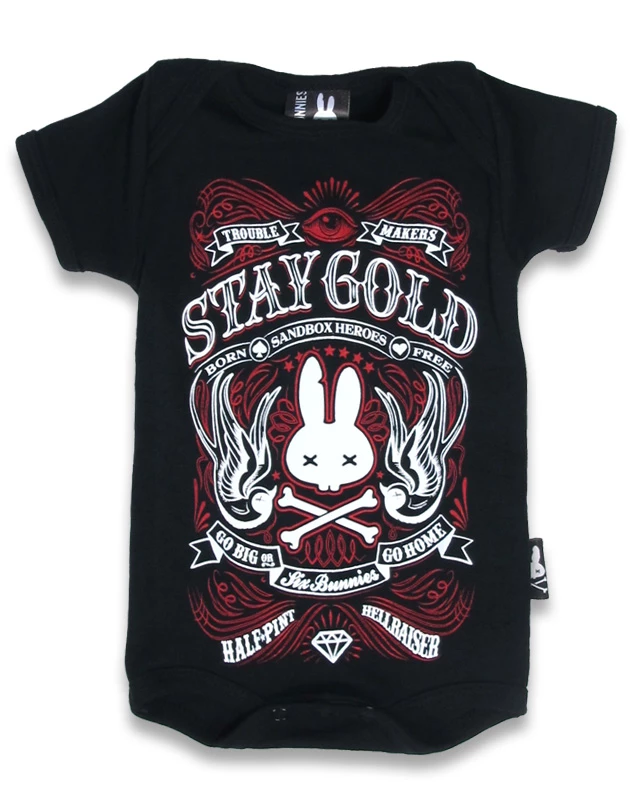 Stay Gold Onesie Black 1 Stay Gold Onesie Black