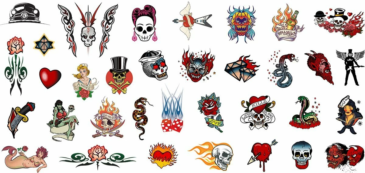 Rockabilly Nails Decal Set- Postage Included 1 Rockabilly Nails Decal Set- Postage Included