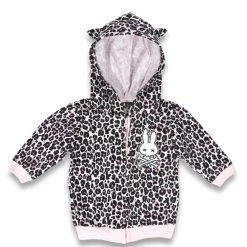 Kitty Hoodie Leo Pink -3/6M