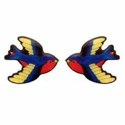 Swallow Stud Earrings