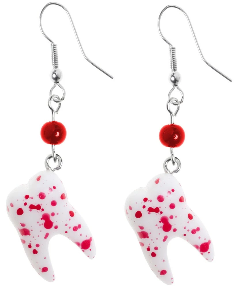 Tooth Drop Earrings 1 Tooth Drop Earrings
