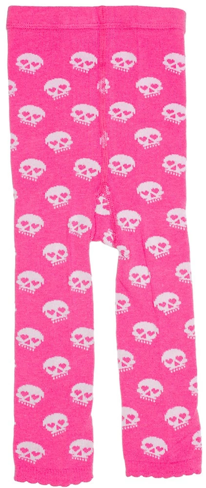 Skull Baby Leggings Pnk/Wht 1 Skull Baby Leggings Pnk/Wht