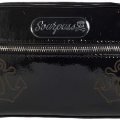 Betsy Anchor Make Up Bag Black