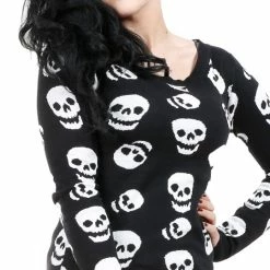 Lust For Skulls Sweater White