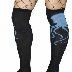 Octopus Blue 19″ Socks