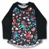 Unicorn Raglan Black