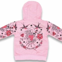 True Love Forever Hoodie Pink -Sourpuss shop p 4073 b 1