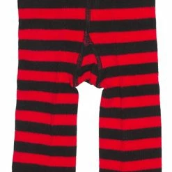 Striped Baby Leggings Blk/Red