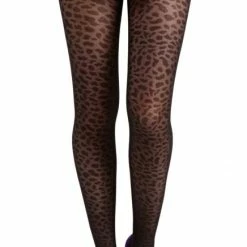 Knitted Leopard Stockings
