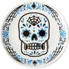 Sugar Skull Plate Blue Gift Boxed