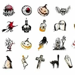 Halloween Nail Decals #4- Postage Included