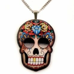 Mexican Skull Necklace