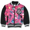 Unicorn Bomber Jacket Pink