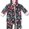 Unicorns Hooded Baby Romper