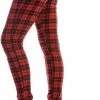 Red Check Jeans PLUS SIZE