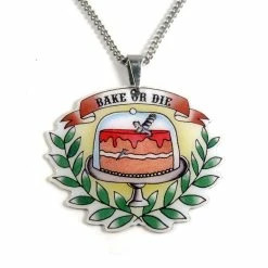 Bake Or Die Necklace In Gift Box